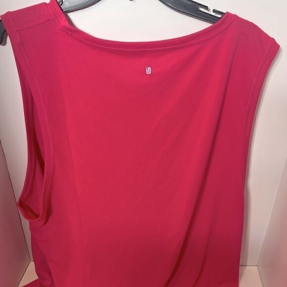 New ID IDEOLOGY Men's Birdseye Training Tank firey pink Medium - Picture 5 of 5